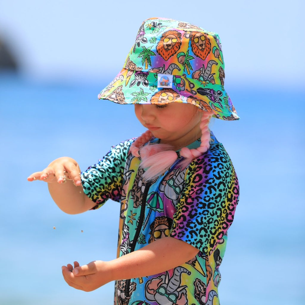 Jungle Beach Reversible Sun Hat - Charley's Wild World