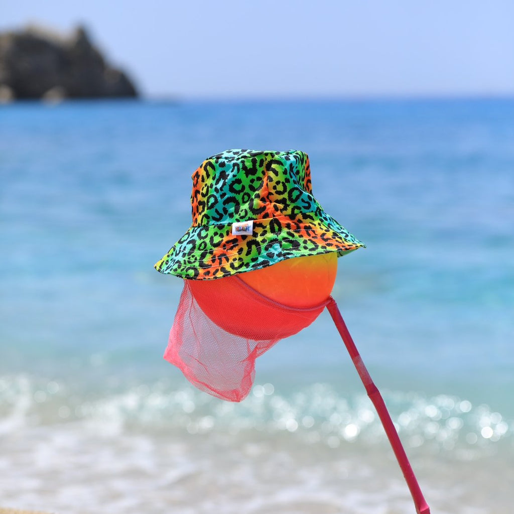 Ocean Vibes Reversible Sun Hat - Charley's Wild World