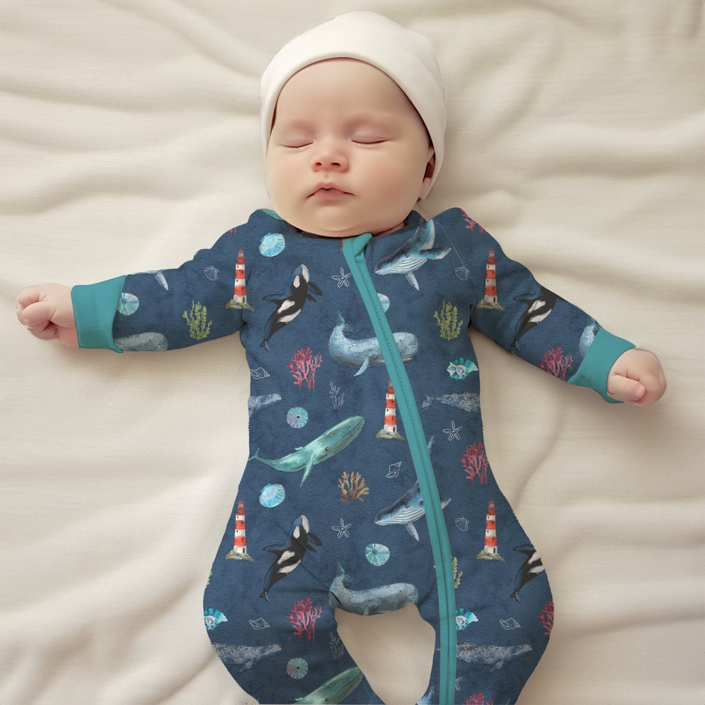 Ocean Voyage Sleepsuit - Charley's Wild World