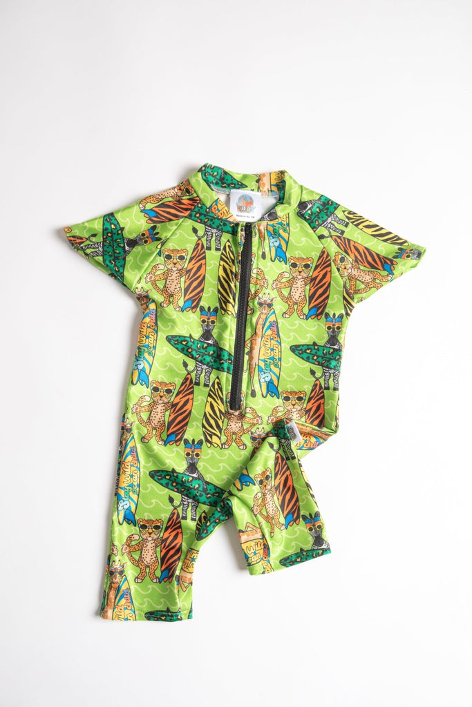 Ocean Child Swimsuit: Green - CharleysWildWorld