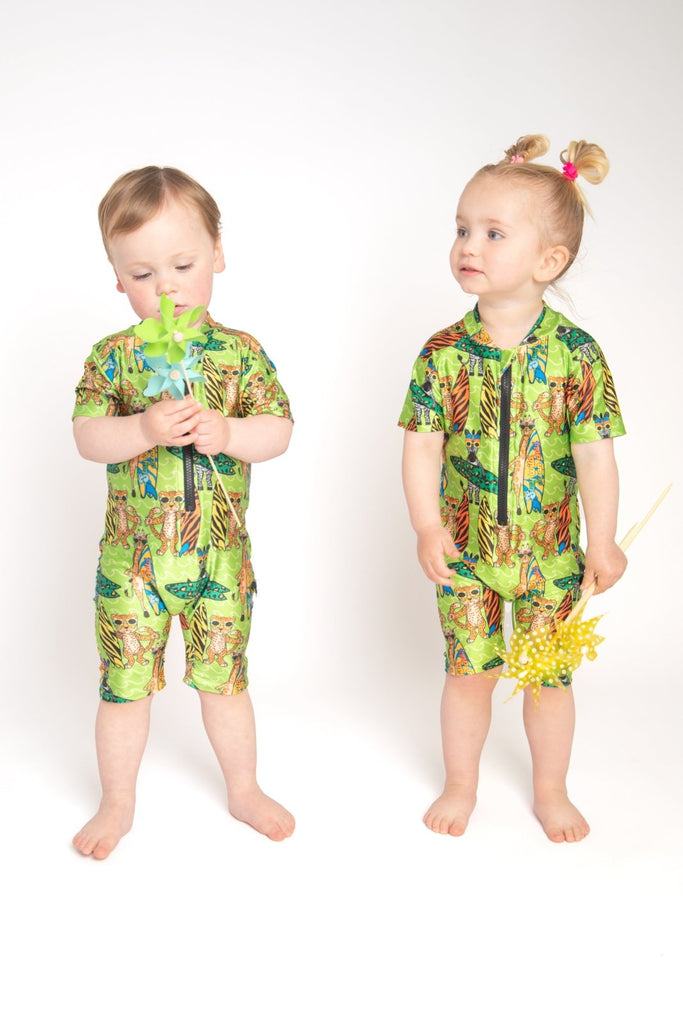 Ocean Child Swimsuit: Green - CharleysWildWorld