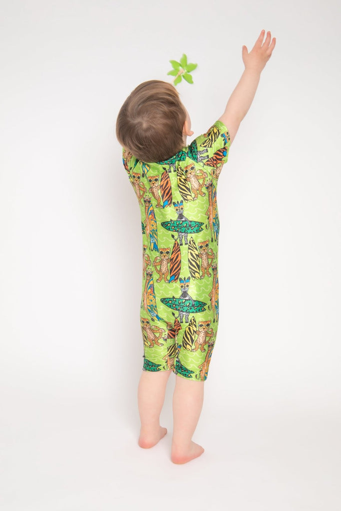 Ocean Child Swimsuit: Green - CharleysWildWorld