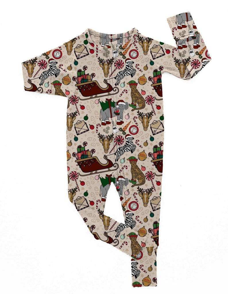 The Magic Of Christmas Zippy Sleepsuit - Charley's Wild World