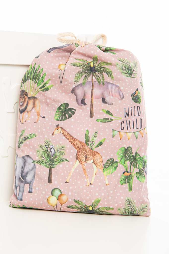 'Wild Child' Organic Fitted Cot Sheet - CharleysWildWorld